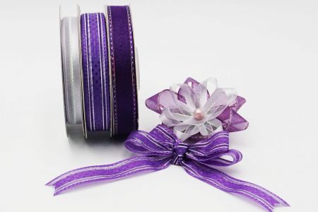Ehrenhaftes lila durchsichtiges Band-Set